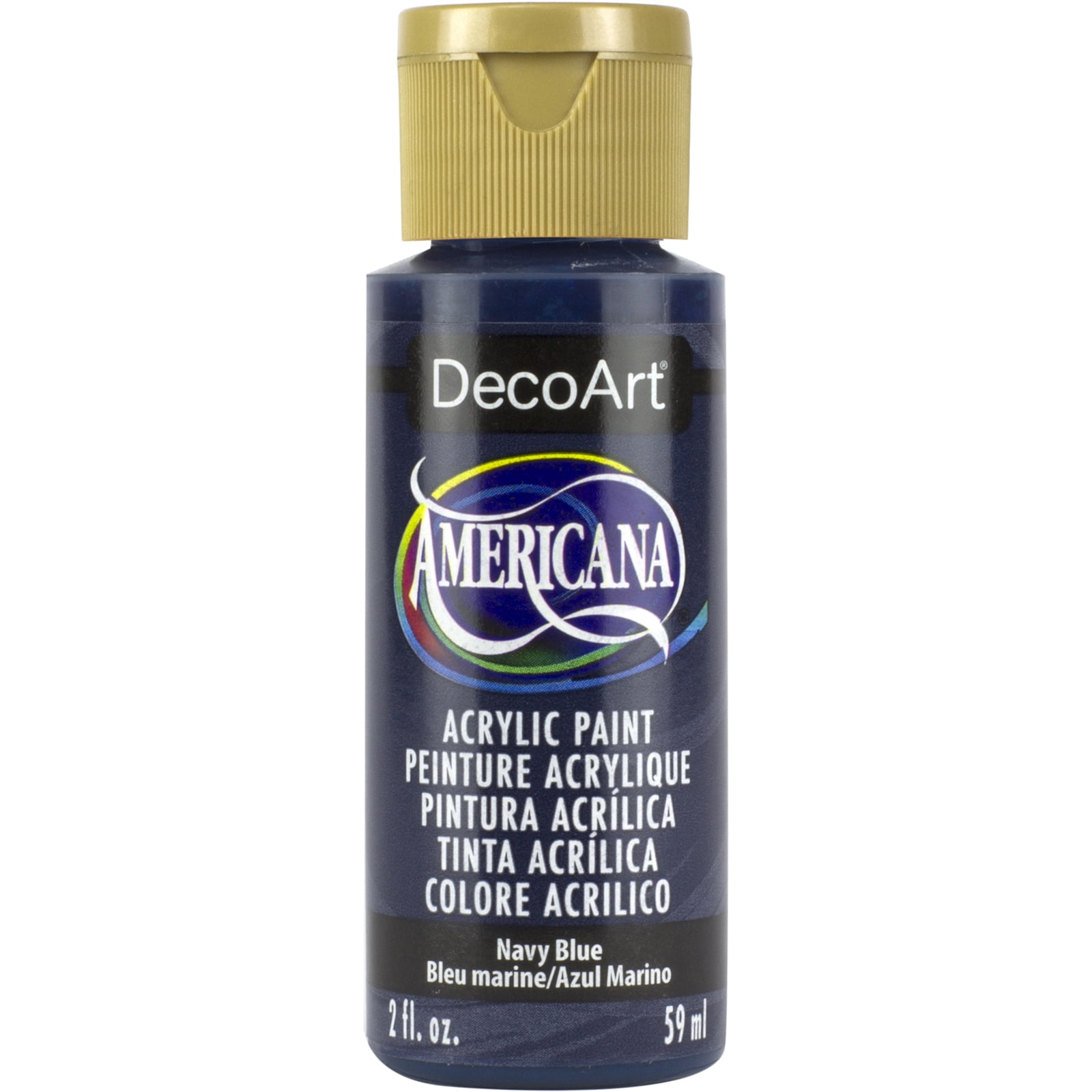 DecoArt Americana Acrylic Color, 2 oz., Navy Blue
