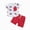 R415-Red, variant on NOLDARES 4th of July Toddler Boy Outfit Short Sleeve Round Neck Tee Pull-on Shorts with Pockets USA Flag Embroidery 2Pcs Set Summer(Red,6-12 M)