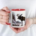 thumbnail image 3 of CafePress - Moose Mug - 11 oz Ceramic Mug - Novelty Coffee Tea Cup, 3 of 3