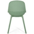 thumbnail image 5 of Noble House Posey Plastic Patio Dining Chair in Green (Set of 4), 5 of 9