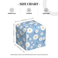 thumbnail image 4 of Susaid Daisies Flowers Print PU Leather Tissue Box Cover, Square Decorative Tissue Holder, for Living Room, Bedroom, Dining-Table,Kitchen,Office,Car, 4 of 7