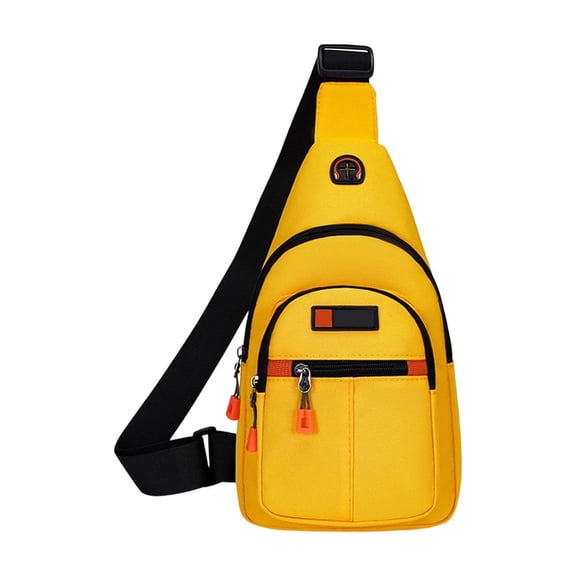 Kyusrd Sling Bag for Men Women Crossbody Chest Bag Multi Pocket Nylon Shoulder Backpack Water for Travel Hiking Outdoor Casual Daypack Work Deliv