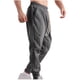 thumbnail image 4 of Pantalones largos de moda para hombre, con cordón, cintura elástica, color sólido, informales, largos, para hombre, 4 of 4