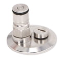thumbnail image 2 of Adaptador de Bloqueo de Gas de 1.5 Pulgadas, Bloqueo de Bloqueo de Bola Con la Tapa Fácil de Instalar Fácil Con Válvula de Alivio de Presión para Barril de Cerveza, 2 of 7