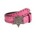 thumbnail image 3 of Cinturón de piel sintética para mujer, accesorio de vestuario, cinturón estético, cinturón gótico, cinturón punk. Rosa roja, 3 of 9