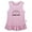 Pink Sleeveless Dresses #B, variant on Chips Image & Cousin Crew Funny Dresses For Baby, Newborn Babies Skirts, Infant Princess Dress, 0-24M Kids Graphic Clothes (White Sleeveless Dresses, 0-6 Months)