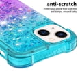 thumbnail image 3 of Funda para iPhone 14 Plus Transparente con Brillos Carcasa Protectora Antigolpes con Glitter Brillante, 3 of 5