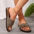 thumbnail image 7 of Women’s Summer Beach Sandals - Lightweight, Flat, Slip-On Design with Adjustable Strap and Golden Buckle, 7 of 7