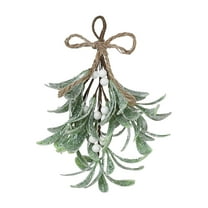Christmas Mistletoe Branch, Material, Realistic Design, Ideal for Wall Pendants/Centerpieces/Home Holiday Decor