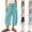 #03 Mint Green, variant on Linen Pants for Women Loose Fit Drawstring High Waisted Flowy Wide Leg Palazzo Pants Baggy Beach Trousers with Pockets,S,#03 Mint Green
