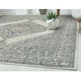 thumbnail image 5 of Rugs America Ludlow MD35A Ivory Windsor Transitional Vintage Grey Area Rug, 2'6" x 8', 5 of 6