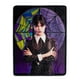thumbnail image 1 of Manta plateada Buffalo Addams Family Wednesday, 114 x 152 cm, 1 of 8
