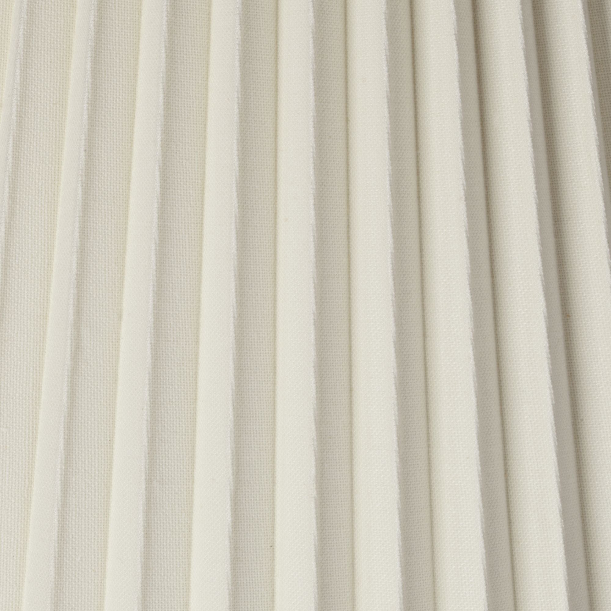 Springcrest Set of 2 Pleated Empire Lamp Shades Ivory Large 10" Top x 17" Bottom x 14.75" High Spider with Harp and Finial Fitting