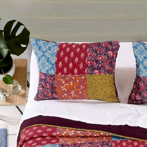 Global Trends Nellie Quilted Pillow Sham Walmart Com Walmart Com