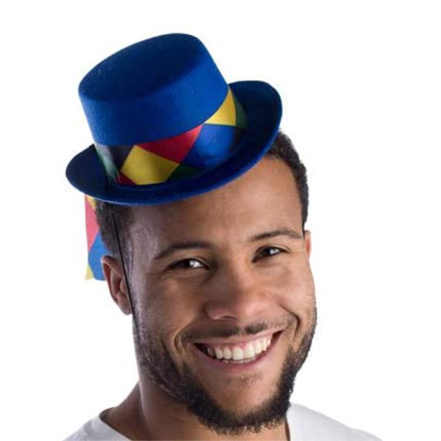 Minisombrero Dress Up America Azul para adultos hombres y mujeres