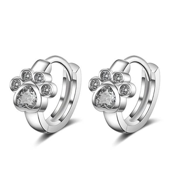 Pendientes de cobre Qarigey joyería de moda accesorios para mujer blanco