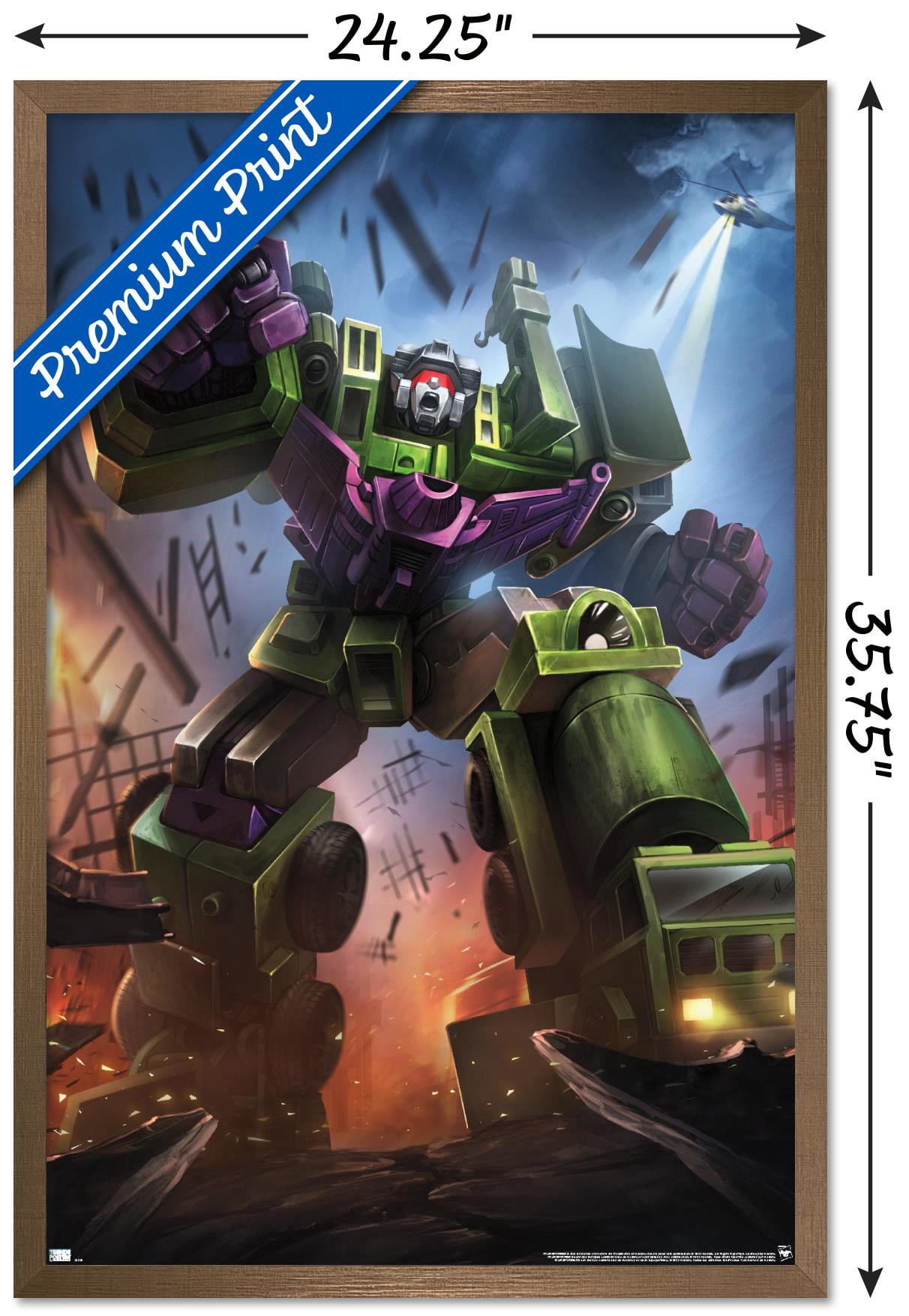 Hasbro Transformers - Devastator Wall Poster, 22.375" x 34" Framed