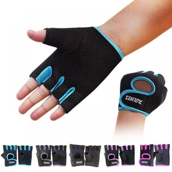 PRAETER Cycling Half Finger Gloves Women Men Protective Handwear Gym Fitness Outdoor Bike Riding Sportswear Accessories