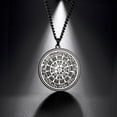 thumbnail image 3 of TEAMER Hunad Ku Symbol Pendant Necklaces - Stainless Steel Talisman Jewelry for Men Women, 3 of 4