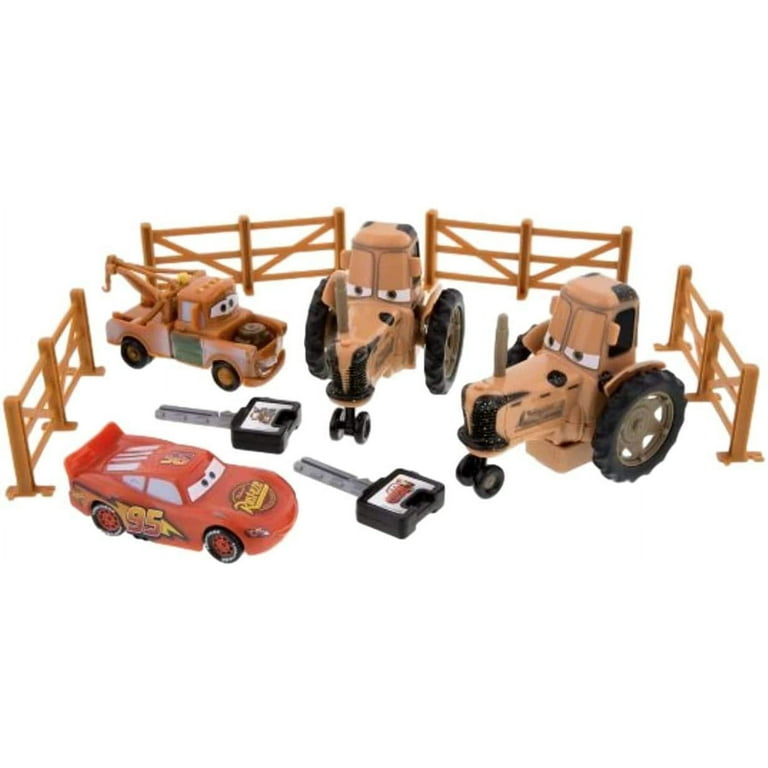コリアグランドセール 2025 Disney Pixar Mater with Playset Tipping Tractor - Toy Cars カーズ