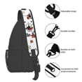 thumbnail image 3 of Hello Kitty Sling Bag for Women, Crossbody Sling Backpack Daybackpack, Cute Shoulder Bag Chest Bag for Travel Hiking Cycling, 15.3*7.2*3.5 Inch, 3 of 9