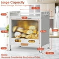 Iron Large Bread Box for Kitchen Countertop, Large Bread Storage