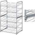 thumbnail image 6 of Can Organizer for Pantry Stackable 2 Pack Can Storage Organizer Rack Stacking Can Dispensers Small Space Holds up to 36 Cans for Pantry Kitchen Cabinet- Silver, 6 of 7
