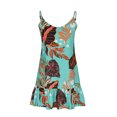 thumbnail image 3 of Puntoco Vestidos Mujer Verano Estampado Sexy Moda Talle Alto Vestido con Cuello En V, 3 of 5