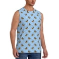 thumbnail image 2 of Fotbe Men's Cute Puppy Print Men's Sleeveless Muscle Tank Tops Casual T-Shirts for Gym Workout Beach-XX-Large, 2 of 8