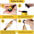 thumbnail image 4 of 30 Rolls Fly Strips Traps for Home, Sticky Strips, Fly Paper Tape Catcher Ribbon for Gnat Fungus Fruit Flies, 4 of 7