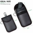 thumbnail image 2 of Juego de 2 mini fundas portátiles anti-RFID para llaves de coche, funda anti-RFID para llaves de coche, funda con bloqueo RFID para llaves de coche sin llave, protección antirrobo y, 2 of 4