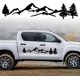 thumbnail image 1 of Mountain Car Hood Sticker, Auto Sticker Graphic Vinyl Decal Auto Decoration Sticker for Vehicle Body Side Door Trunk RV Off-Road SUV(Black), 1 of 4