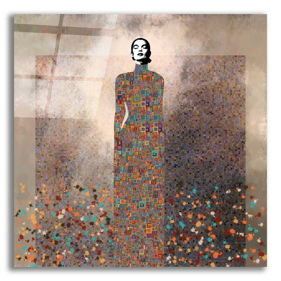 Epic Art 'Esta es mi Musica by Jose Cacho Acrylic Glass Wall Art, 12"x12"