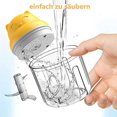 thumbnail image 4 of Mini picadora de alimentos eléctrica de 250 ml, inalámbrica, portátil, con un solo botón, fácil de limpiar, multifunción, para ajo, chile, verduras, carne, 4 of 5