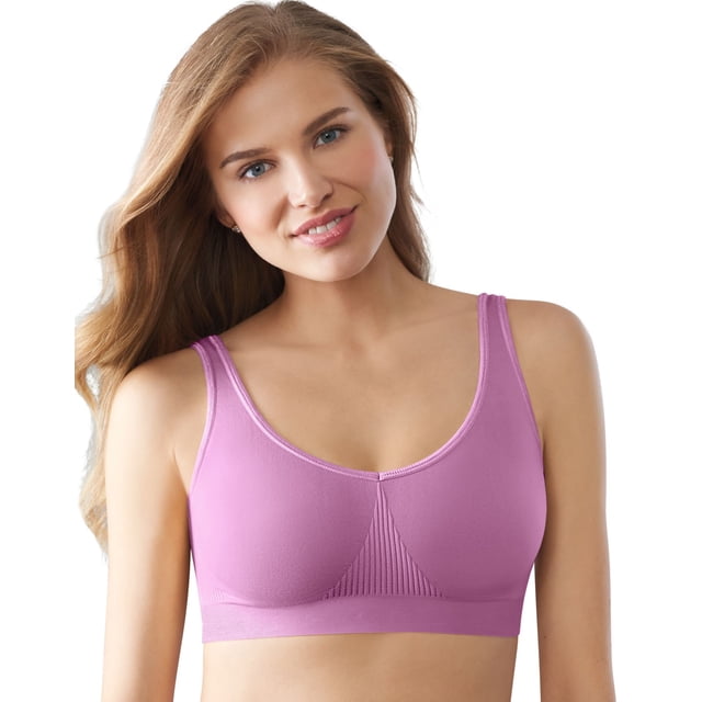 Bali Womens One Smooth All Around Smoothing Bralette, S, Winter Lilac