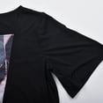 thumbnail image 5 of IROINNID Women's Short Sleeve Prints Sundress Fashion Diamond Loose Casual Dresses Round Neckline Below The Knee Dress, 5 of 8