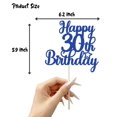thumbnail image 2 of Topper para pastel Decoburst azul con brillo Feliz 30.º cumpleaños, 2 of 5