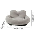 thumbnail image 3 of Xihbxyly Cama para Perro, Suave Algodón, Apta para Perros Grandes y Pequeños, Diseño de Sofá Cálido y Acogedor, Cómoda para Gatos, Fácil de Limpiar, 55 X 52 X 27 Cm, Color Gris., 3 of 6