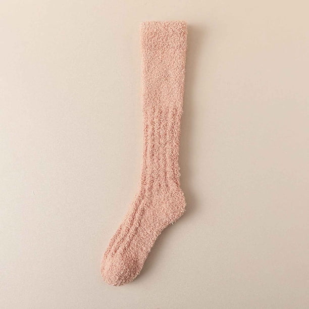 Calcetines para mujer, pantuflas, calcetines de invierno cálidos con forro polar, calcetines acogedores, suaves, gruesos y peludos, calcetines navideños para mujer