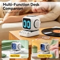 thumbnail image 3 of DAYBETTER Adorable Pixel Bluetooth Speaker, Portable Multi-Function Speaker with Alarm, Timer & White Noise, Ideal Gift for Boys, Girls, Kids (White), 3 of 7
