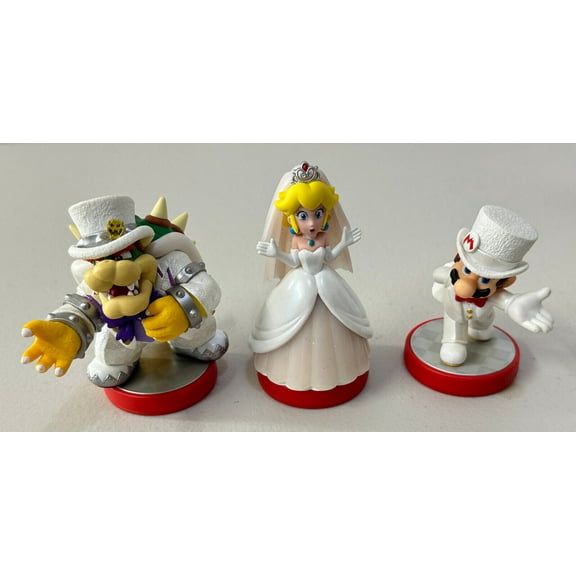 Wedding Suit Mario Peach Bowser (Nintendo Amiibo Figure) Super Mario Odyssey