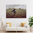 thumbnail image 4 of Parable of The Sower Painting By Jean-Francois Millet Prints Poster Canvas Wall Art Poster Decorative Bedroom Modern Home Print Picture Artworks Posters 20x30inch(50x75cm), 4 of 6
