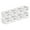 White, variant on Superio Decorative Plastic Open Home Storage Bins Organizer Baskets, Large White (8 Pack) Container Boxes for Organizing Closet Shelves Drawer Shelf, 15 Liter