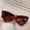 Wine Red&Red, variant on New Fashion Glasses for Women, High-End Glasses, Fashionable Display Glasses