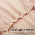 thumbnail image 4 of 2Pcs Changing Pad Cover Cotton Diaper Changing Pad with Elasticated Straps Soft Breathable Changing Pad Cover Easy to Change Use Diaper Changing Pad Suitable for Travelling, 4 of 10