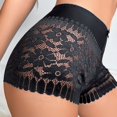 thumbnail image 6 of Elainilye Fashion Womens Boxers Sexy Seamless Underwear Boxer Shorts Breathable Lace Strapcross Underwear,Black, 6 of 7