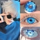 thumbnail image 1 of MILL CREEK lentes de contacto para Halloween, lentillas azules de colores para Cosplay, lentillas verdes para ojos anuales, 1 par, 1 of 1