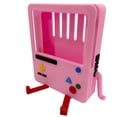 thumbnail image 1 of Soporte de almacenamiento de juegos Soporte de consola de juegos de silicona de dibujos animados Compatible con el marco de soporte de pantalla Almacenamiento y organización del hogar Rosado Inteprter HA040617-02, 1 of 6