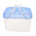 thumbnail image 2 of SHISUYAN Transparent Plastic Fish Tank Container for Home Office 10x6x6 Inches, 2 of 9