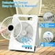 thumbnail image 5 of Ventilador Solar Plegable Portátil con Linterna LED para Camping, Tiendas de Campaña, Pesca, Playa, Coche y Actividades Al Aire Libre en Casa, Color Negro., 5 of 5